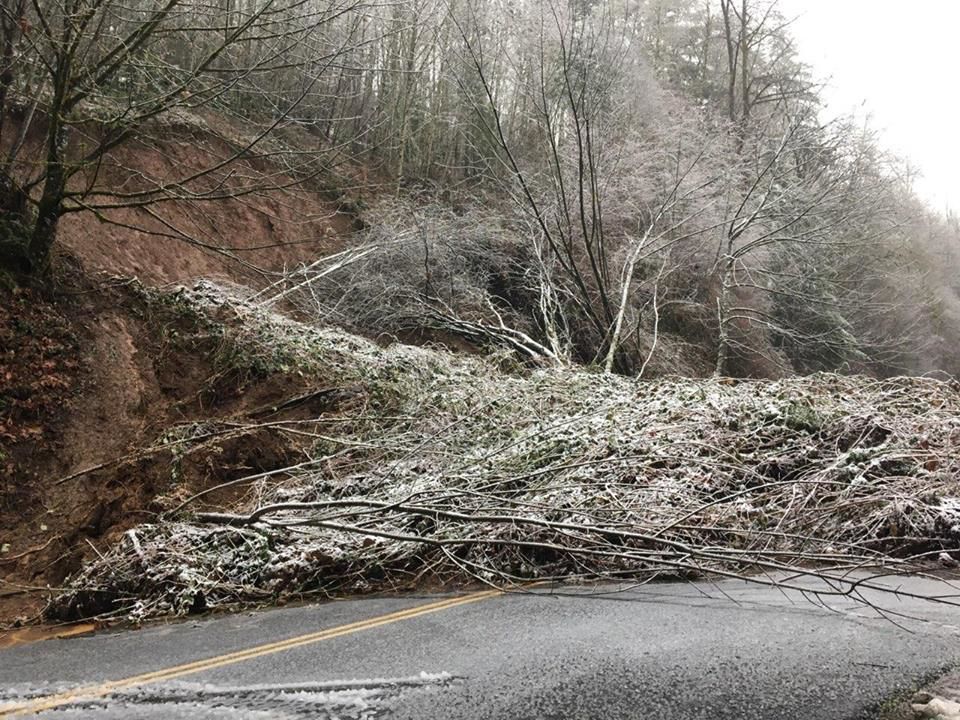 Kalama River Road flooding